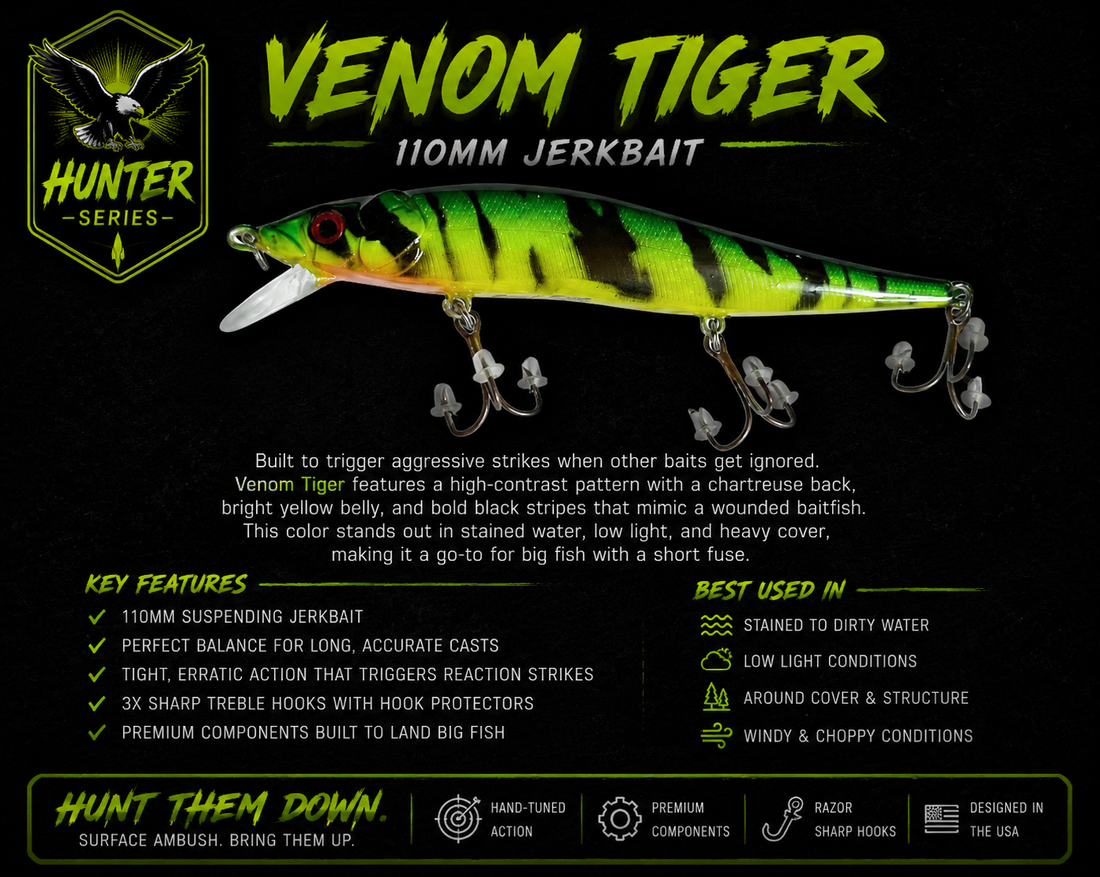 ambush fishing lures 1.5" Slayer Demolition Baits Whether youre working it fast or slowing it down in cold water Freshwater Sampler Bundle