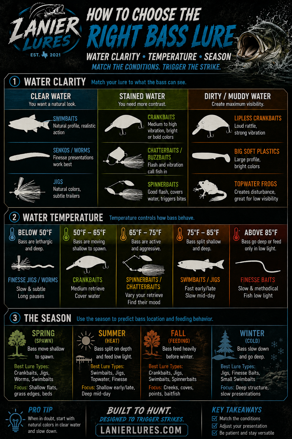 The Ultimate Lure Selection Guide for Bass Fishing