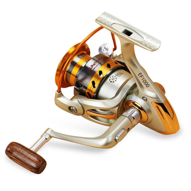 Yumoshi EF1000-7000 12BB 5.2:1 Metal Spinning Fishing Reels For Fresh/ Salt Water