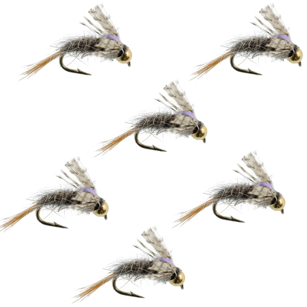Barrs Baetis Emerger BWO Wet Fly Fishing Flies - 6 Flies Size 16
