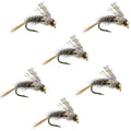 Barrs Baetis Emerger BWO Wet Fly Fishing Flies - 6 Flies Size 16