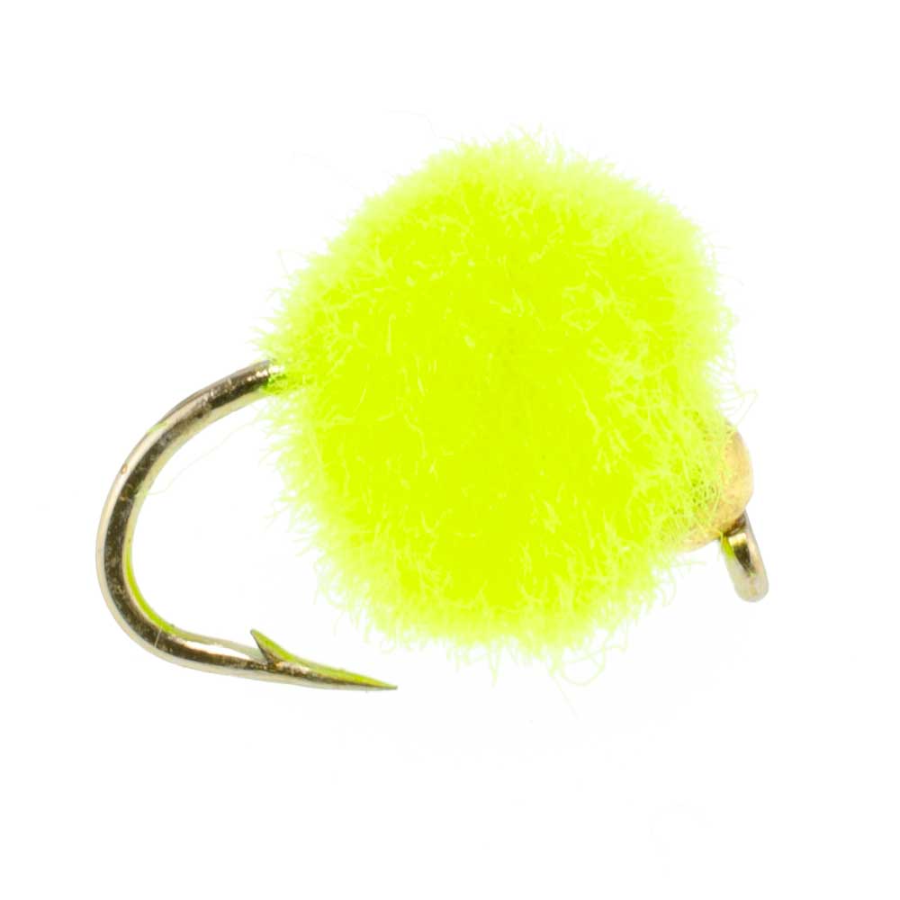 Bead Egg Assortment Fly Fishing Flies - 10 Flies -  5 Colors Size 16