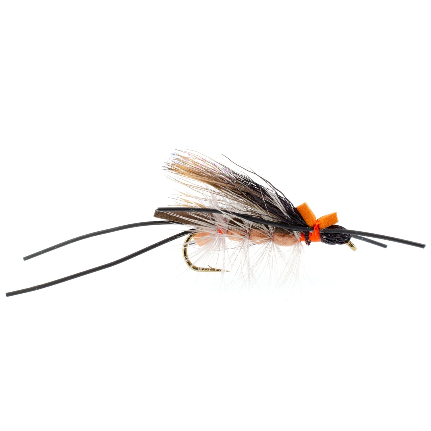 Flat Foam Salmonfly Stone - Stonefly Dry Fly - 6 Flies Size 6