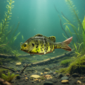Lanier Lures Drifter Series 5” Brushtail Swimbait - Speckled Bream