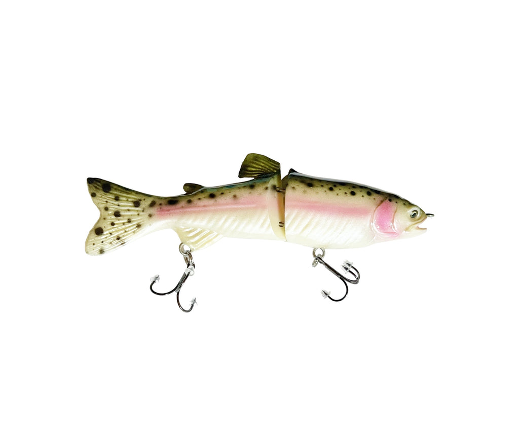 Lanier Lures Trophy Series 7” Swimbait – Silverline Rainbow