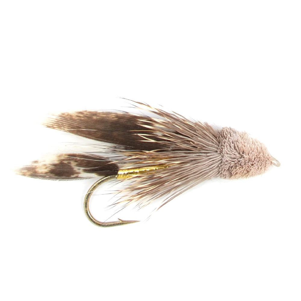 Muddler Minnow Streamer Fishing Fly - 12 Flies Size 6