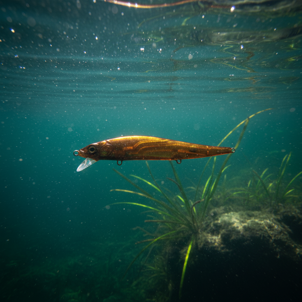 Lanier Lures Hunter Series Vision ONETEN-Style Jerkbait – Motor Oil