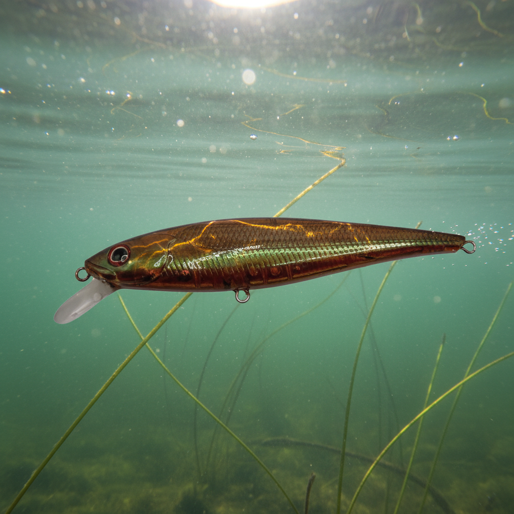Lanier Lures Hunter Series 110mm Jerkbait – Motor Oil