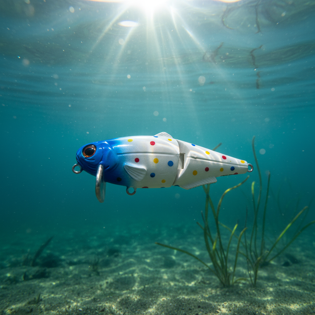 Lanier Lures Reaper Series Jointed Wakebait – Blue Head Wonder Bread