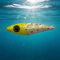 Lanier Lures Hunter Series 5" Topwater – Yellow Head Wonder Bread