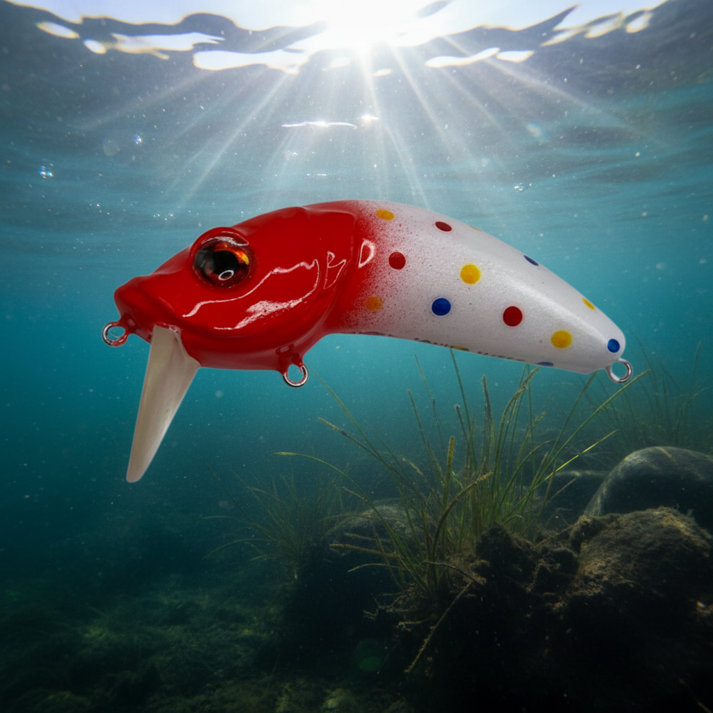 Lanier Lures Reaper Series Mudbug Wakebait – Red Head Wonder Bread