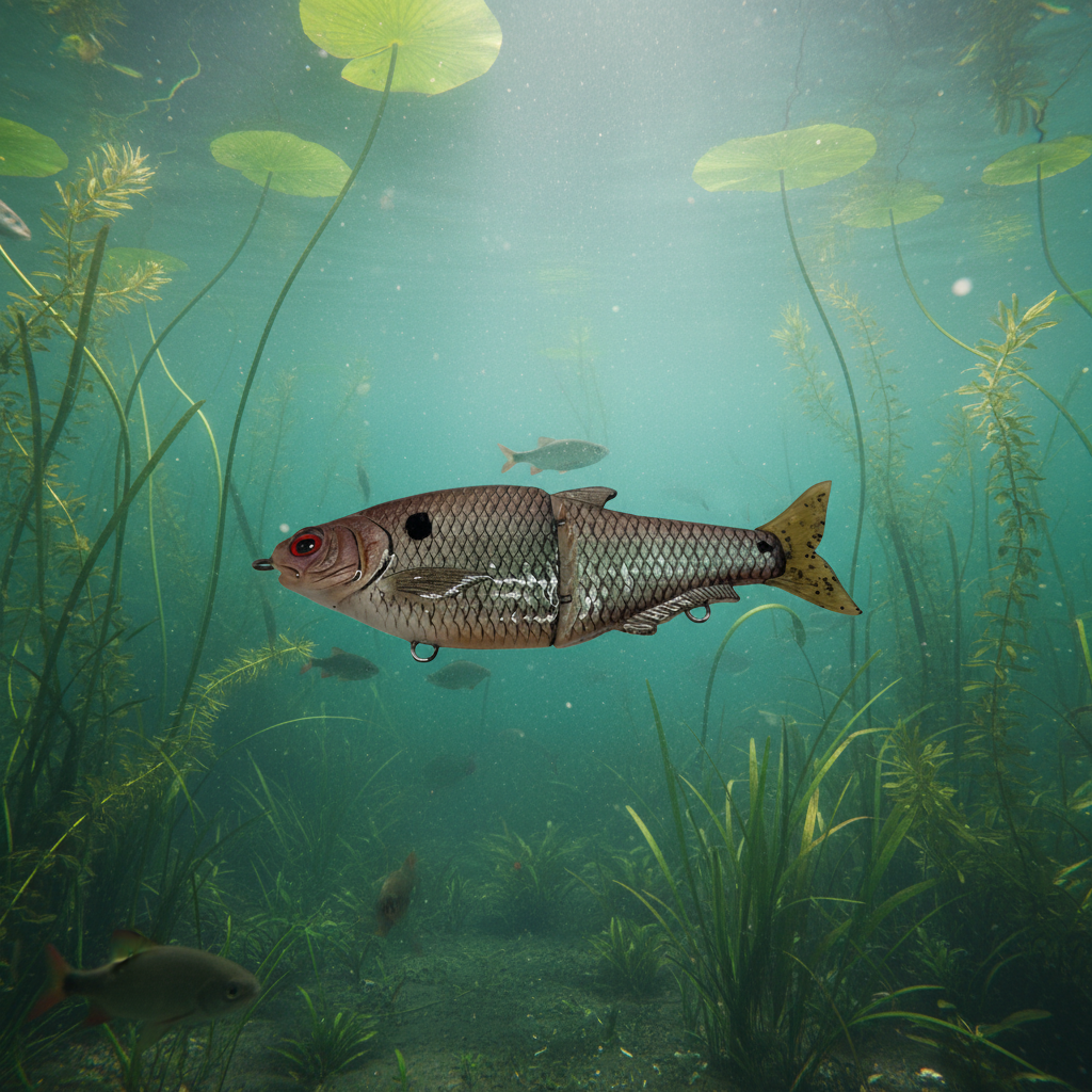 Lanier Lures Drifter Series Double Take Swimbait – Shad