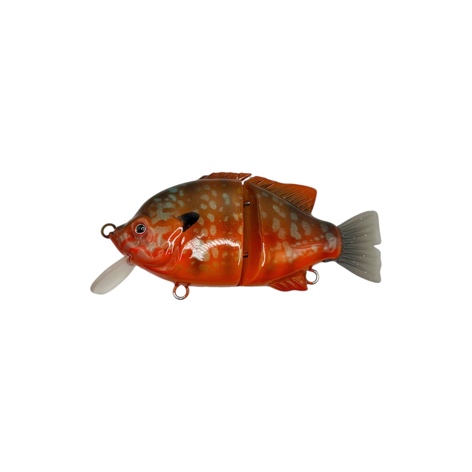 Lanier Lures Reaper Series 4" Jointed Wakebait Swimbait Pumpkinseed – side view