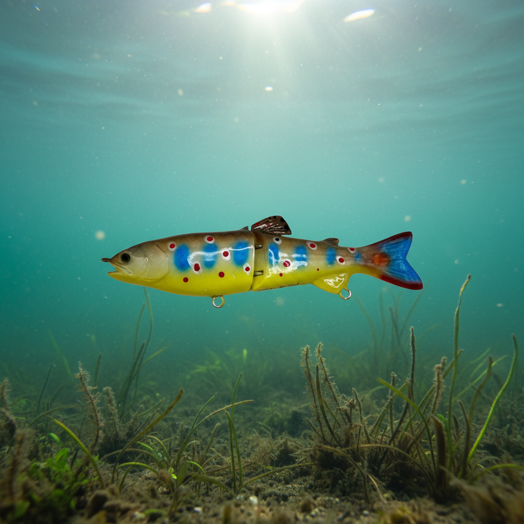 Lanier Lures Drifter Series 5" Jointed Trout Swimbait – Mountain Ghost