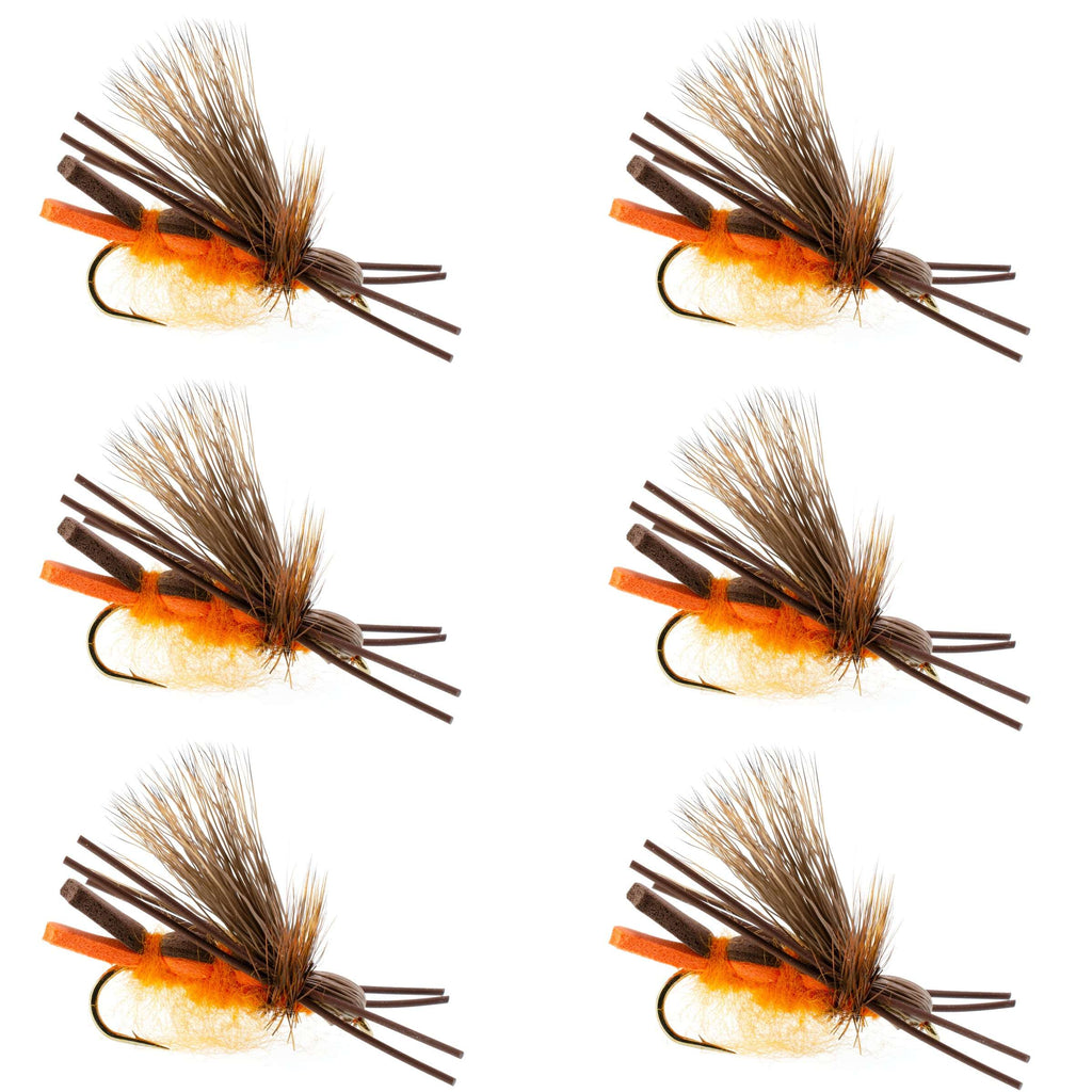West Fork Salmonfly Stone - Stonefly Dry Fly - 6 Flies Size 6