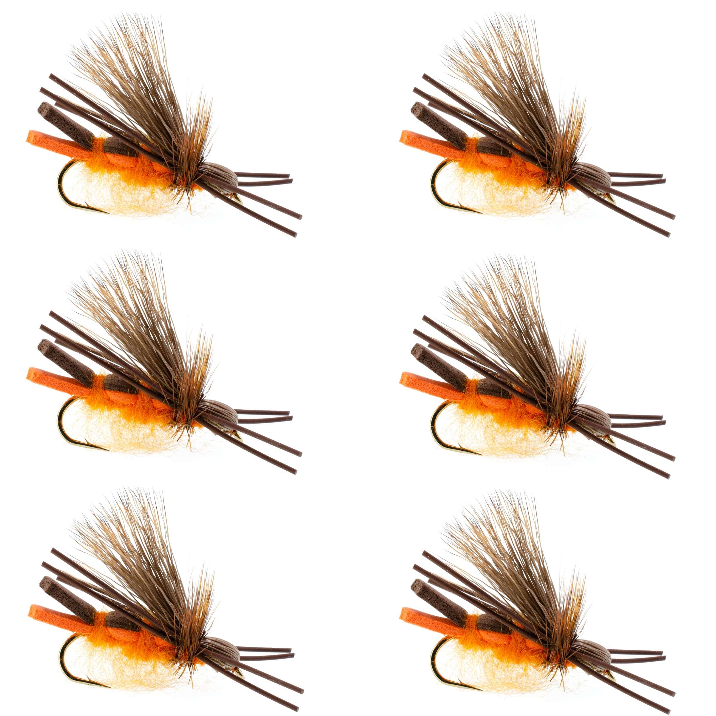 West Fork Salmonfly Stone - Stonefly Dry Fly - 6 Flies Size 6