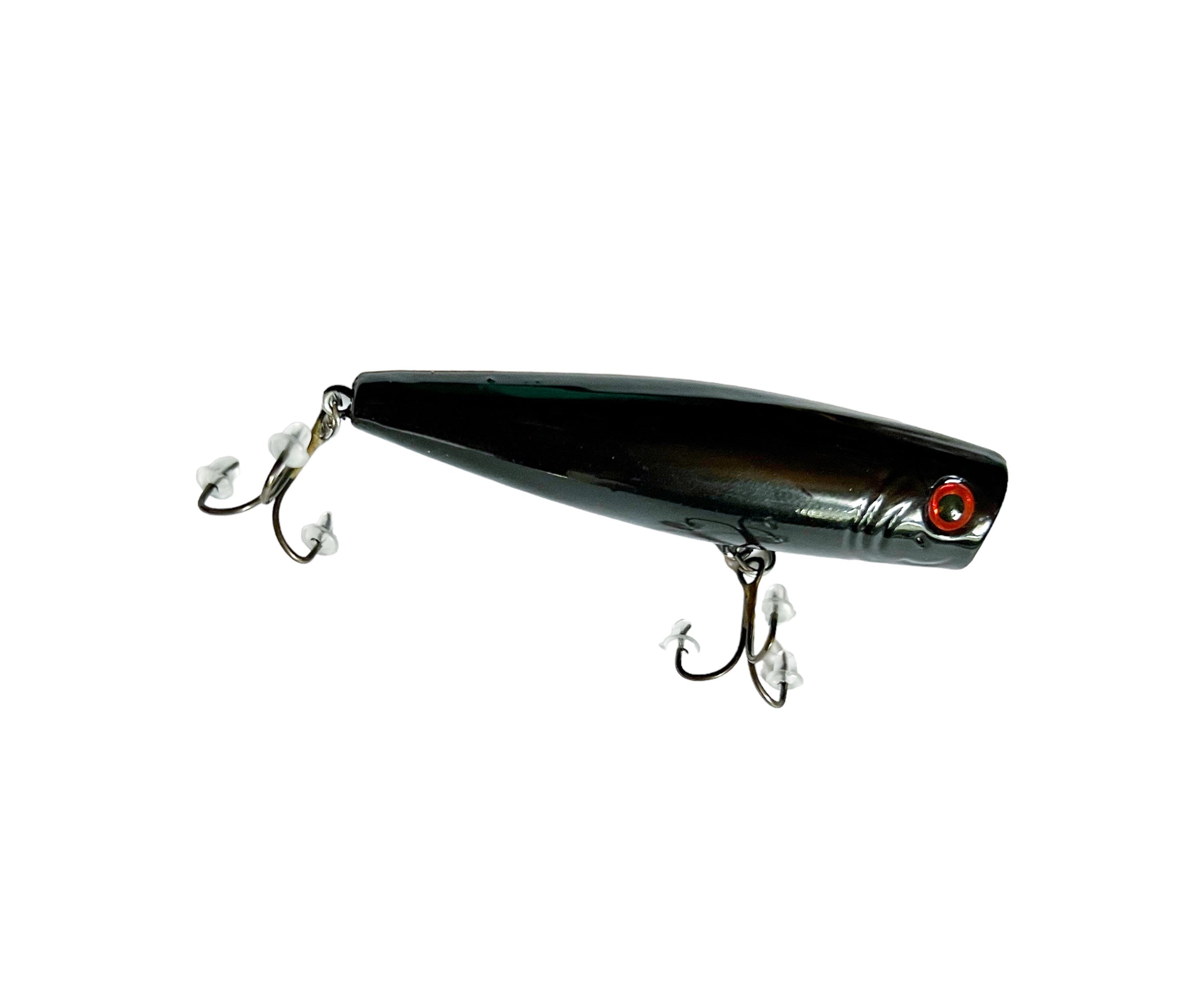 Lanier Lures Hunter Series Black 3” Popper - Midnight Widow