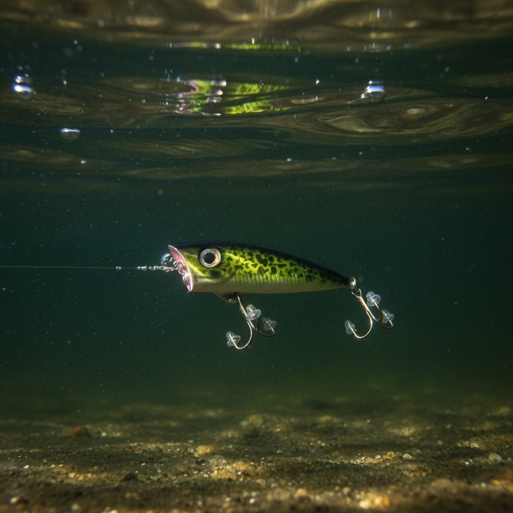 Lanier Lures Hunter Series 3” Popper – Viper Gill