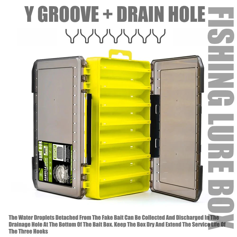 Double-Sided Fishing Tackle Box – Lightweight Lure Organizer