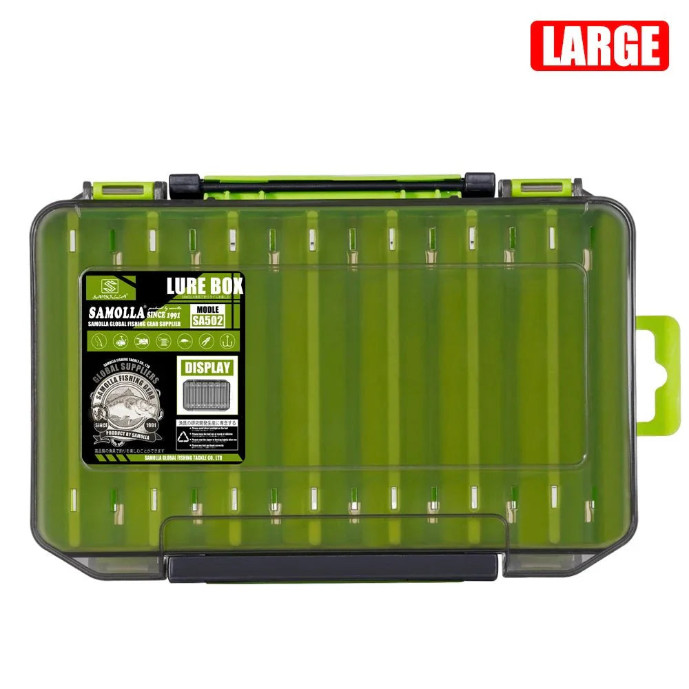 Double-Sided Fishing Tackle Box – Lightweight Lure Organizer
