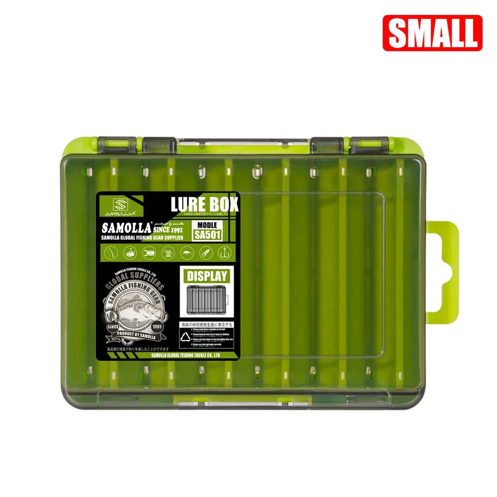 Double-Sided Fishing Tackle Box – Lightweight Lure Organizer