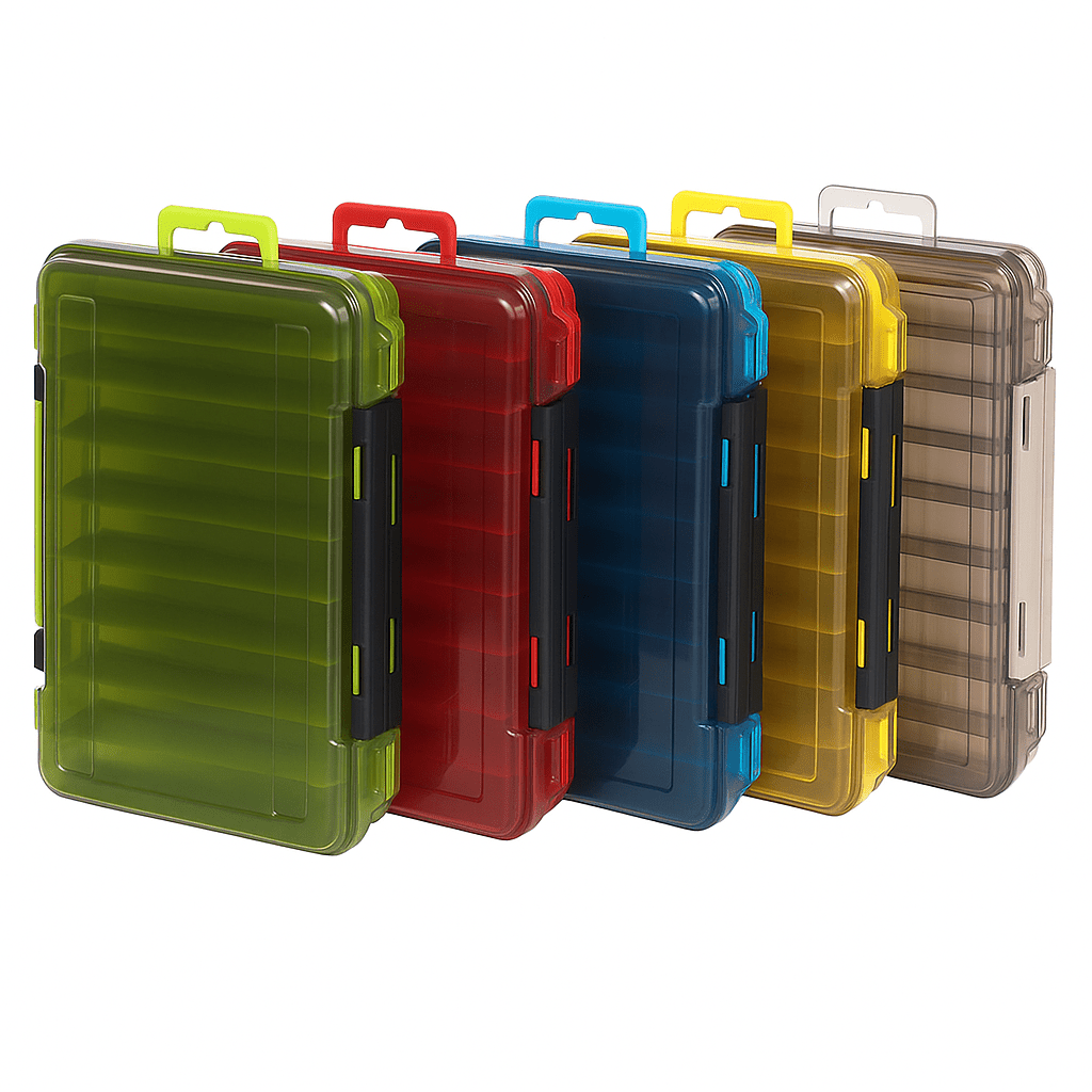 Double-Sided Fishing Tackle Box – Lightweight Lure Organizer