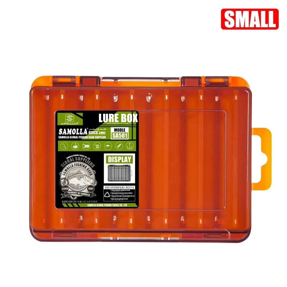 Double-Sided Fishing Tackle Box – Lightweight Lure Organizer