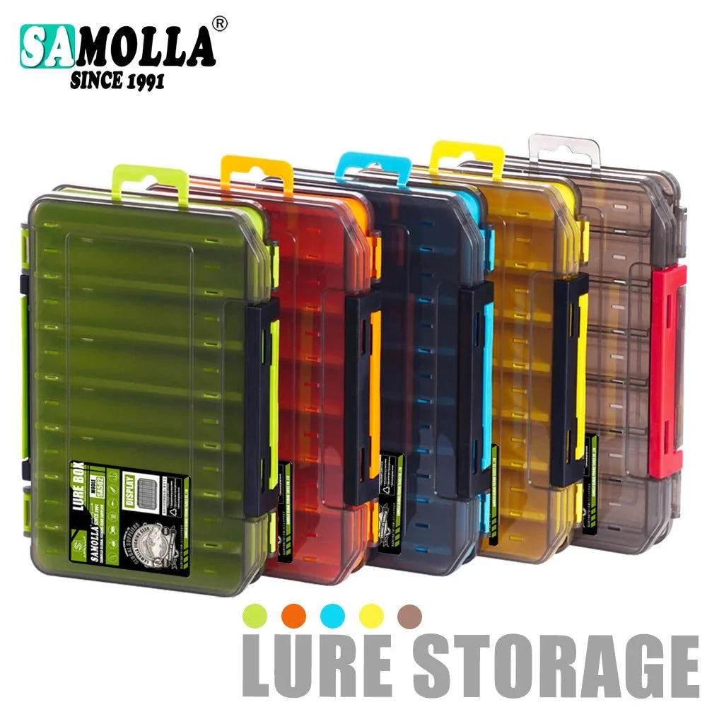 good sturdy double sided tackle box Double-Sided Fishing Tackle Box